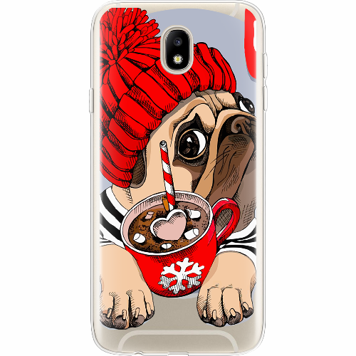 Чехол BoxFace Samsung J730 Galaxy J7 2017 Winter Puggy