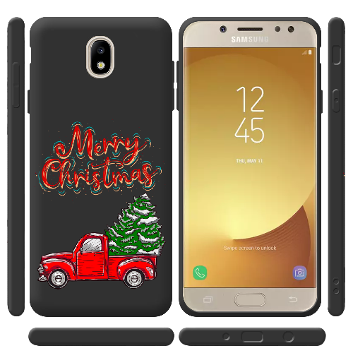 Чехол BoxFace Samsung J730 Galaxy J7 2017 Holiday Car Merry Christmas