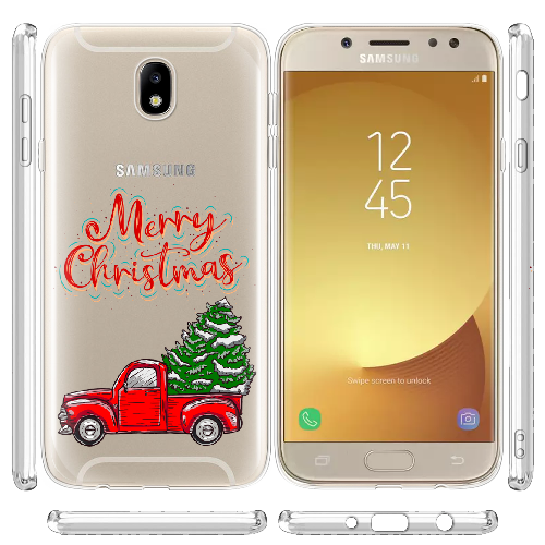 Чехол BoxFace Samsung J730 Galaxy J7 2017 Holiday Car Merry Christmas