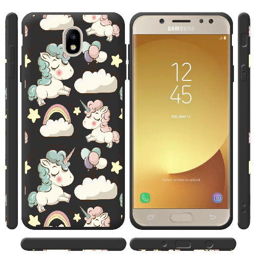 Чехол BoxFace Samsung J730 Galaxy J7 2017 Unicorns