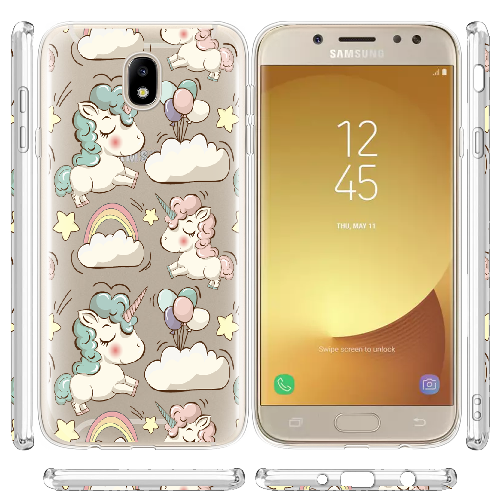 Чехол BoxFace Samsung J730 Galaxy J7 2017 Unicorns