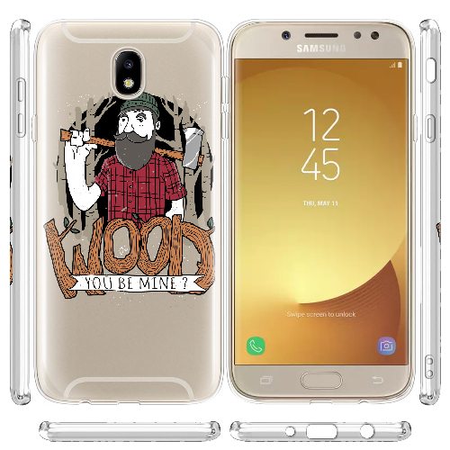 Чехол BoxFace Samsung J730 Galaxy J7 2017 Wood you be mine