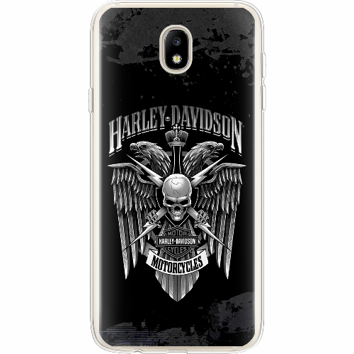 Чехол BoxFace Samsung J730 Galaxy J7 2017 Harley Davidson skull and eagles
