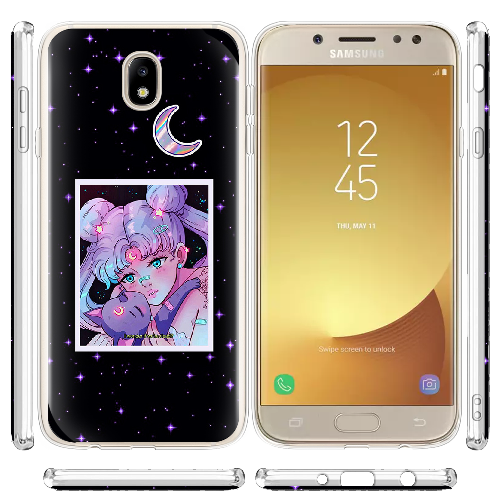 Чехол BoxFace Samsung J730 Galaxy J7 2017 Sailor Moon night