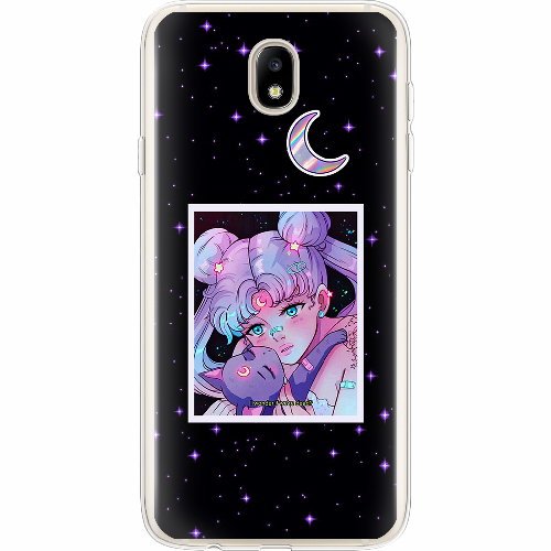 Чехол BoxFace Samsung J730 Galaxy J7 2017 Sailor Moon night