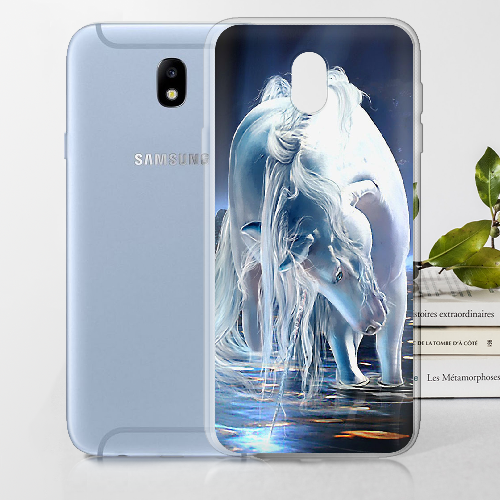 Чехол BoxFace Samsung J730 Galaxy J7 2017 White Horse