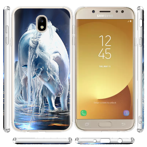 Чехол BoxFace Samsung J730 Galaxy J7 2017 White Horse