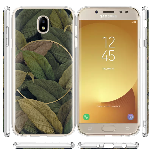 Чехол BoxFace Samsung J730 Galaxy J7 2017 Green Leaf