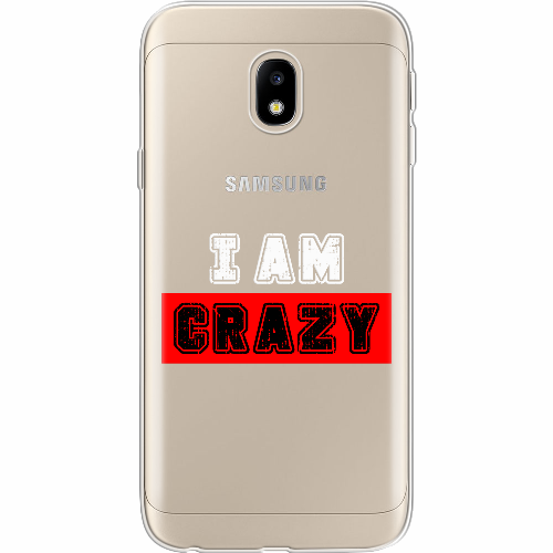 Чехол BoxFace Samsung J330 Galaxy J3 2017 I'm Crazy