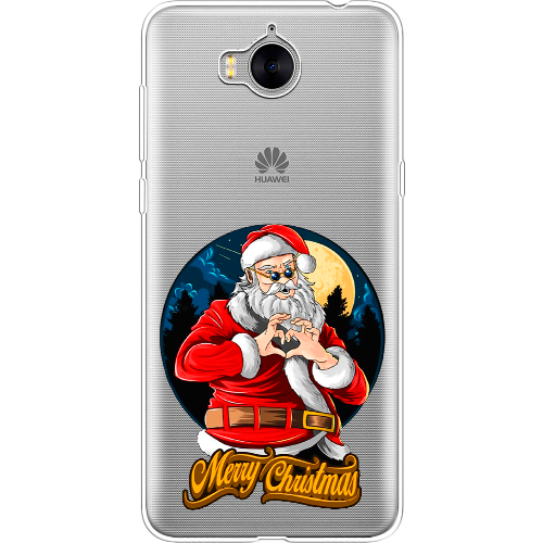 Чехол BoxFace Huawei Y5 2017 Cool Santa and heart