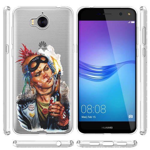 Чехол BoxFace Huawei Y5 2017 Tanker Girl