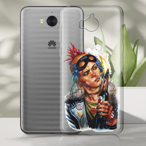 Чехол BoxFace Huawei Y5 2017 Tanker Girl