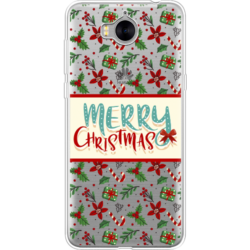 Чехол BoxFace Huawei Y5 2017 Vintage Christmas Congratulation