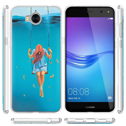 Чехол BoxFace Huawei Y5 2017 Girl In The Sea