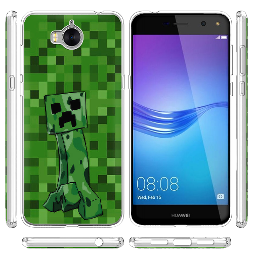 Чехол BoxFace Huawei Y5 2017 Minecraft Creeper