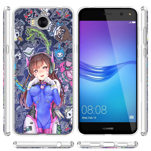 Чехол BoxFace Huawei Y5 2017 Overwatch D.VA