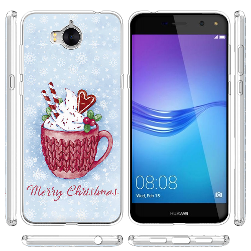 Чехол BoxFace Huawei Y5 2017 Рождественское Какао