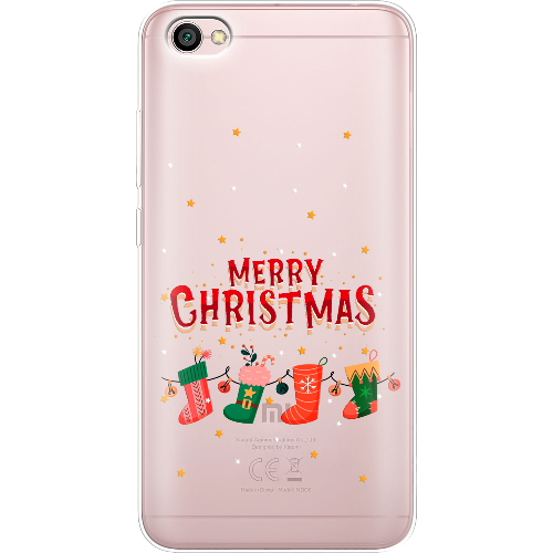 Чехол BoxFace Xiaomi Redmi Note 5A Рождественские Носки