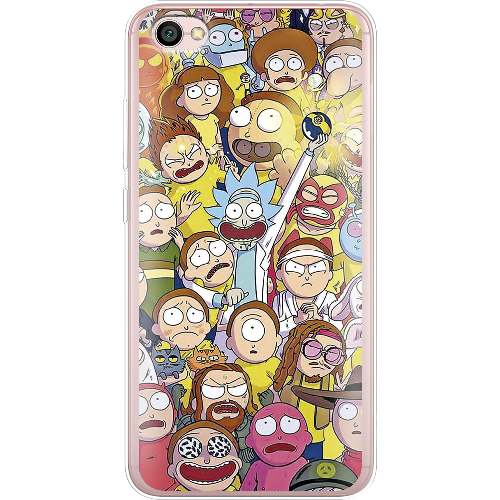 Чехол BoxFace Xiaomi Redmi Note 5A Rick and Morty все герои