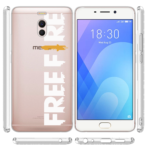 Чехол Boxface Meizu M6 Note Белый Free Fire