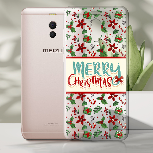 Чехол Boxface Meizu M6 Note Vintage Christmas Congratulation