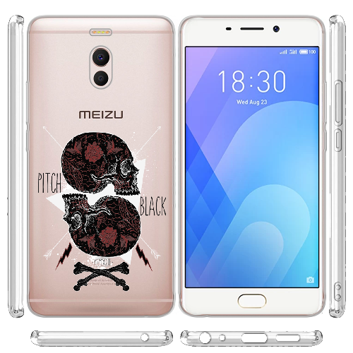 Чехол Boxface Meizu M6 Note Pitch black