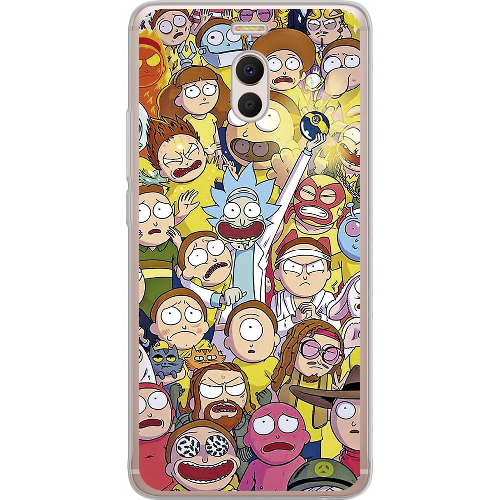 Чехол Boxface Meizu M6 Note Rick and Morty все герои