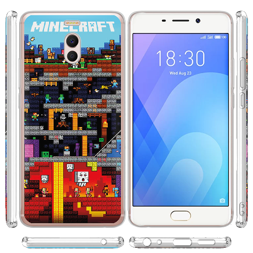 Чехол Boxface Meizu M6 Note Minecraft Lode Runner