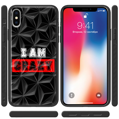 Чехол BoxFace iPhone X I'm Crazy