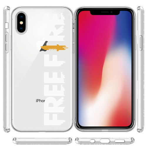 Чехол BoxFace iPhone X Белый Free Fire