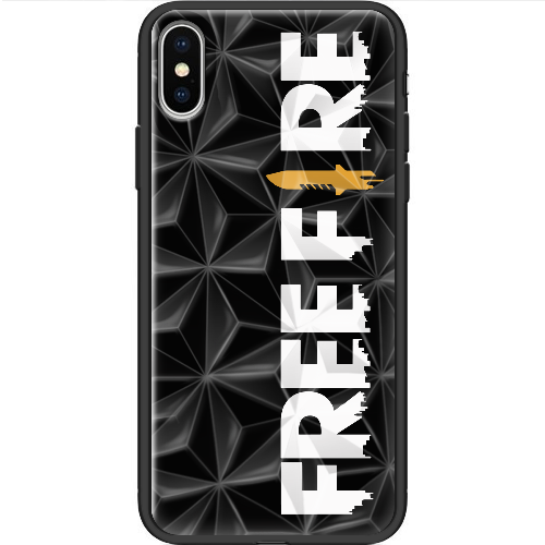 Чехол BoxFace iPhone X Белый Free Fire