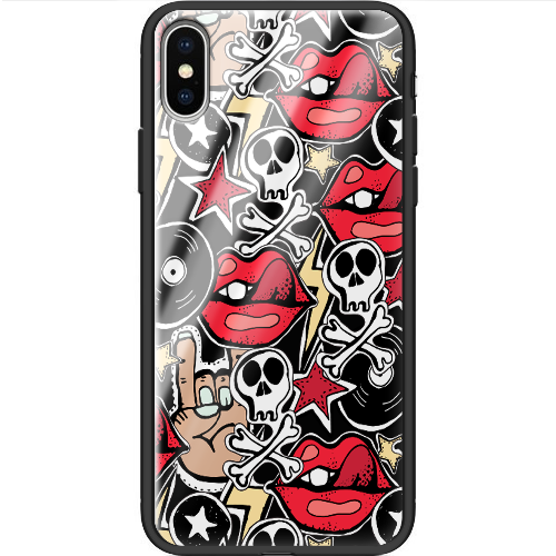 Чехол BoxFace iPhone X Rock Graffiti