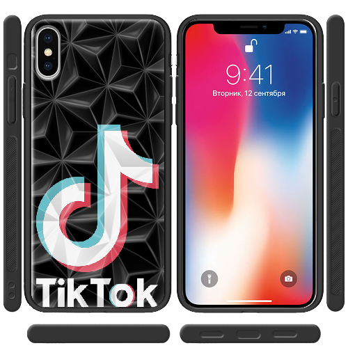 Чехол BoxFace iPhone X TikTok