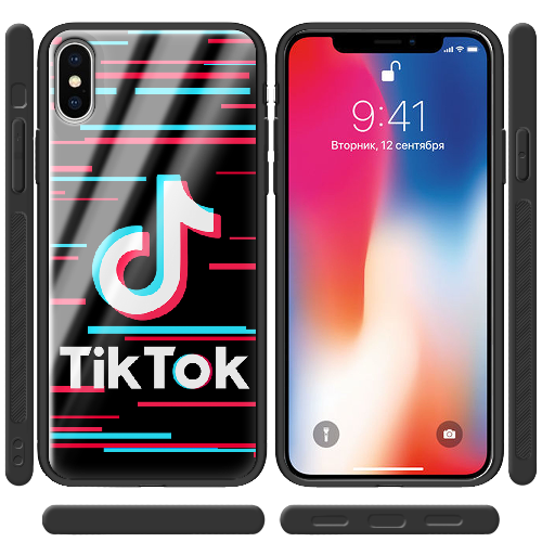 Чехол BoxFace iPhone X Tik Tok