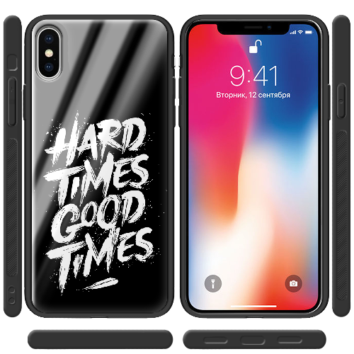 Чехол BoxFace iPhone X Hard Times