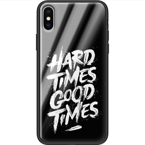 Чехол BoxFace iPhone X Hard Times