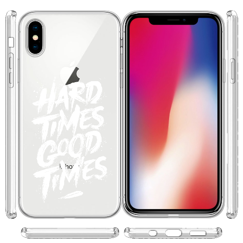 Чехол BoxFace iPhone X Hard Times