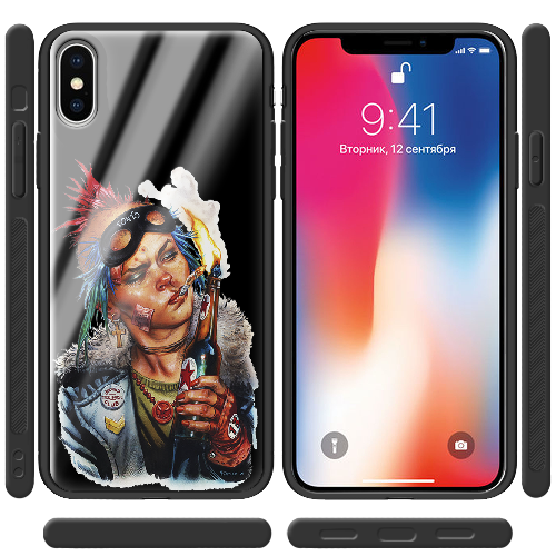 Чехол BoxFace iPhone X Tanker Girl