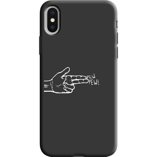 Чехол BoxFace iPhone X Pew Pew