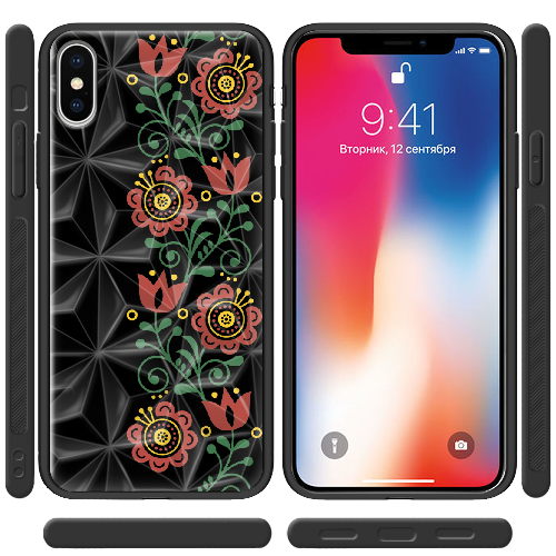 Чехол BoxFace iPhone X Ethno Flower