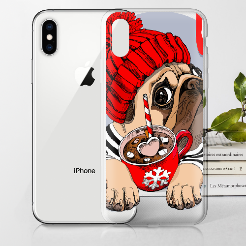 Чехол BoxFace iPhone X Winter Puggy