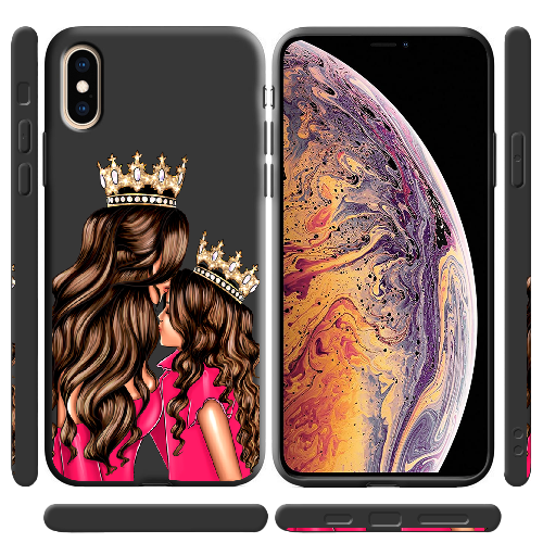 Чехол BoxFace iPhone X Queen and Princess