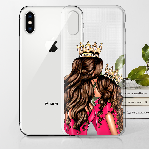 Чехол BoxFace iPhone X Queen and Princess