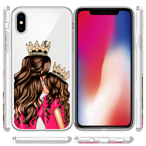 Чехол BoxFace iPhone X Queen and Princess