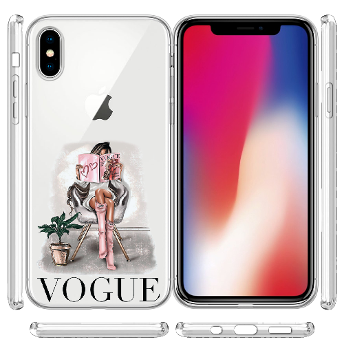 Чехол BoxFace iPhone X Модель из VOGUE