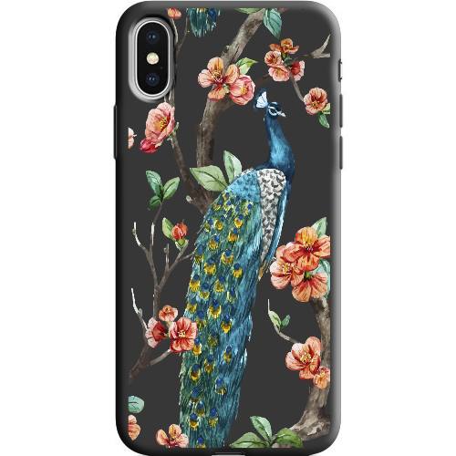 Чехол BoxFace iPhone X Noble Peacock