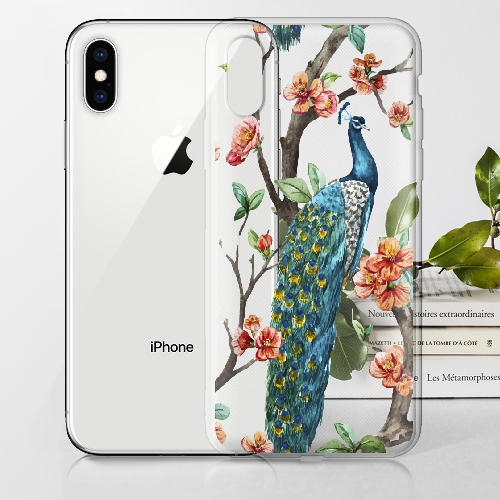 Чехол BoxFace iPhone X Noble Peacock