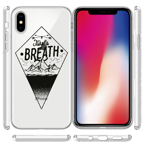 Чехол BoxFace iPhone X Take a Breath
