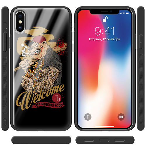 Чехол BoxFace iPhone X welcome to thy neighborhood