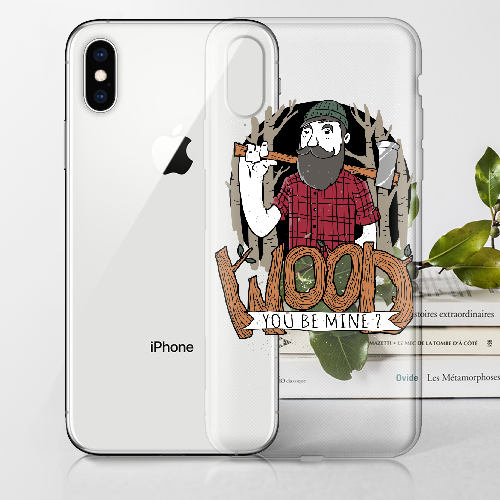 Чехол BoxFace iPhone X Wood you be mine